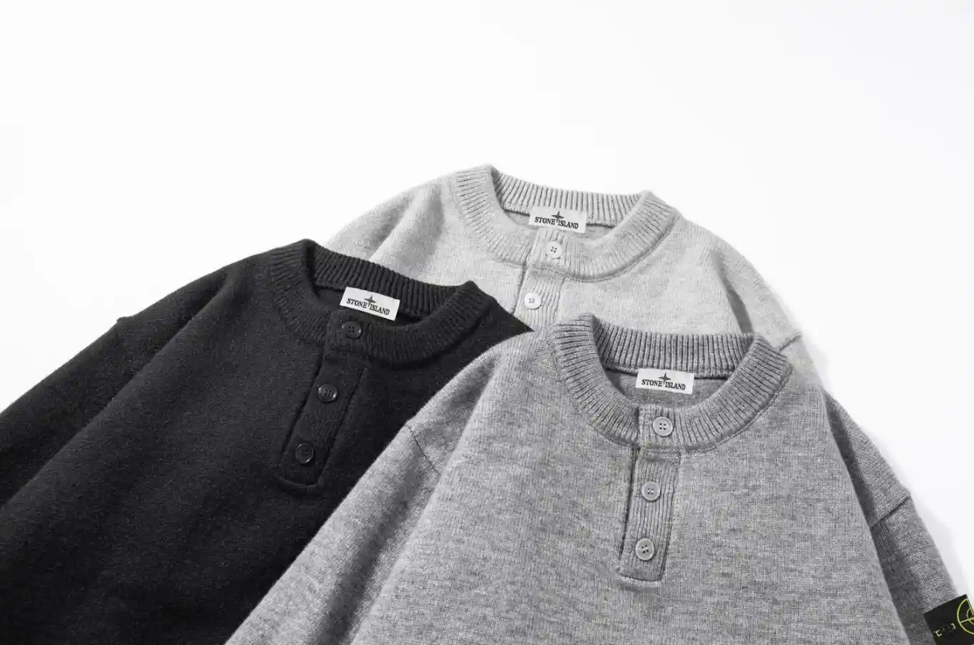 Stone Island Henley Sweater [3 styles] 2
